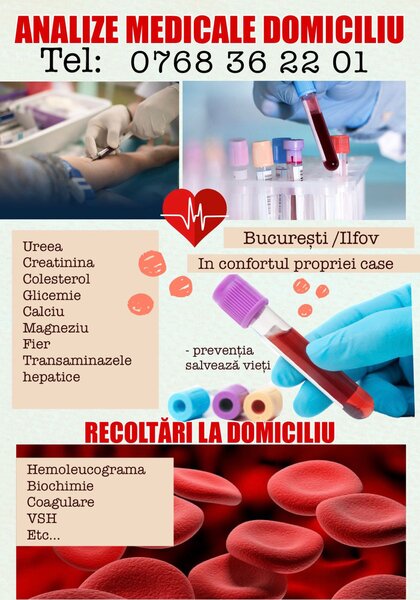 Servicii medicale la domiciliu in Bucuresti/ Ilfov